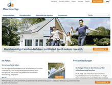 Tablet Screenshot of muenchenerhyp.de